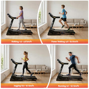 Everfit Treadmill Electric Auto Incline Home Gym Fitness Exercise Machine 480mm