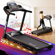 Everfit Treadmill Electric Auto Incline Home Gym Fitness Exercise Machine 480mm