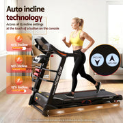 Everfit Treadmill Electric Home Gym Fitness Exercise Machine w/ Massager 480mm TMILL-CHI-480-MSG