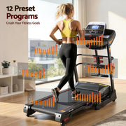 Everfit Treadmill Electric Home Gym Fitness Exercise Machine w/ Massager 480mm TMILL-CHI-480-MSG