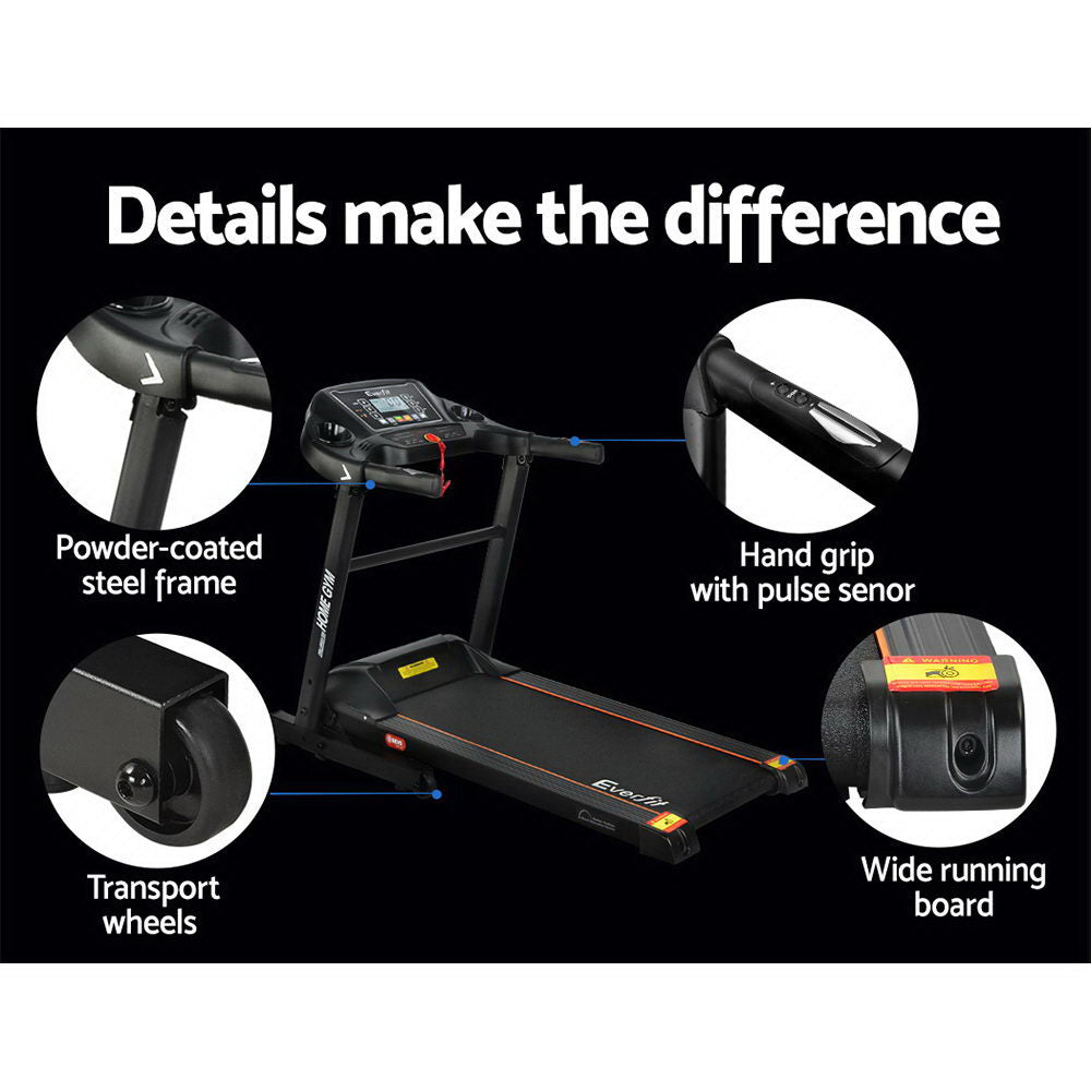 Everfit Treadmill Electric Home Gym Fitness Exercise Machine Foldable 400mm TMILL-MIG41-SIM
