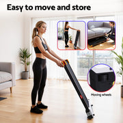 Everfit 2 Side Walking Pad Treadmill with Massage Function Fitness 380mm Black TMILL-TD38-DBL-PAD