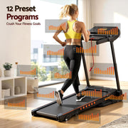 Everfit Treadmill Electric Home Gym Fitness Exercise Equipment Incline 390mm
