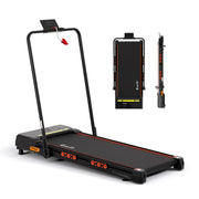 Everfit 3 in 1 Treadmill Electric Walking Pad Auto Incline Foldable for Home Gym Black TMILL-TITAN41-PAD