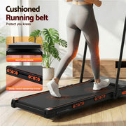 Everfit 3 in 1 Treadmill Electric Walking Pad Auto Incline Foldable for Home Gym Black TMILL-TITAN41-PAD