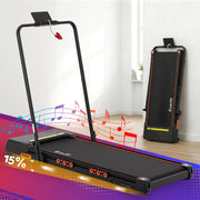 Everfit 3 in 1 Treadmill Electric Walking Pad Auto Incline Foldable for Home Gym Black TMILL-TITAN41-PAD