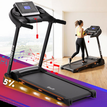 Everfit Treadmill Electric Home Gym Fitness Exercise Machine Hydraulic 420mm TMILL-TITAN42-SIM