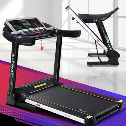 Everfit Treadmill Electric Auto Level Incline Home Gym Fitness Exercise 450mm TMILL-TITAN45-AUTO