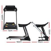 Everfit Treadmill Electric Auto Level Incline Home Gym Fitness Exercise 450mm TMILL-TITAN45-AUTO