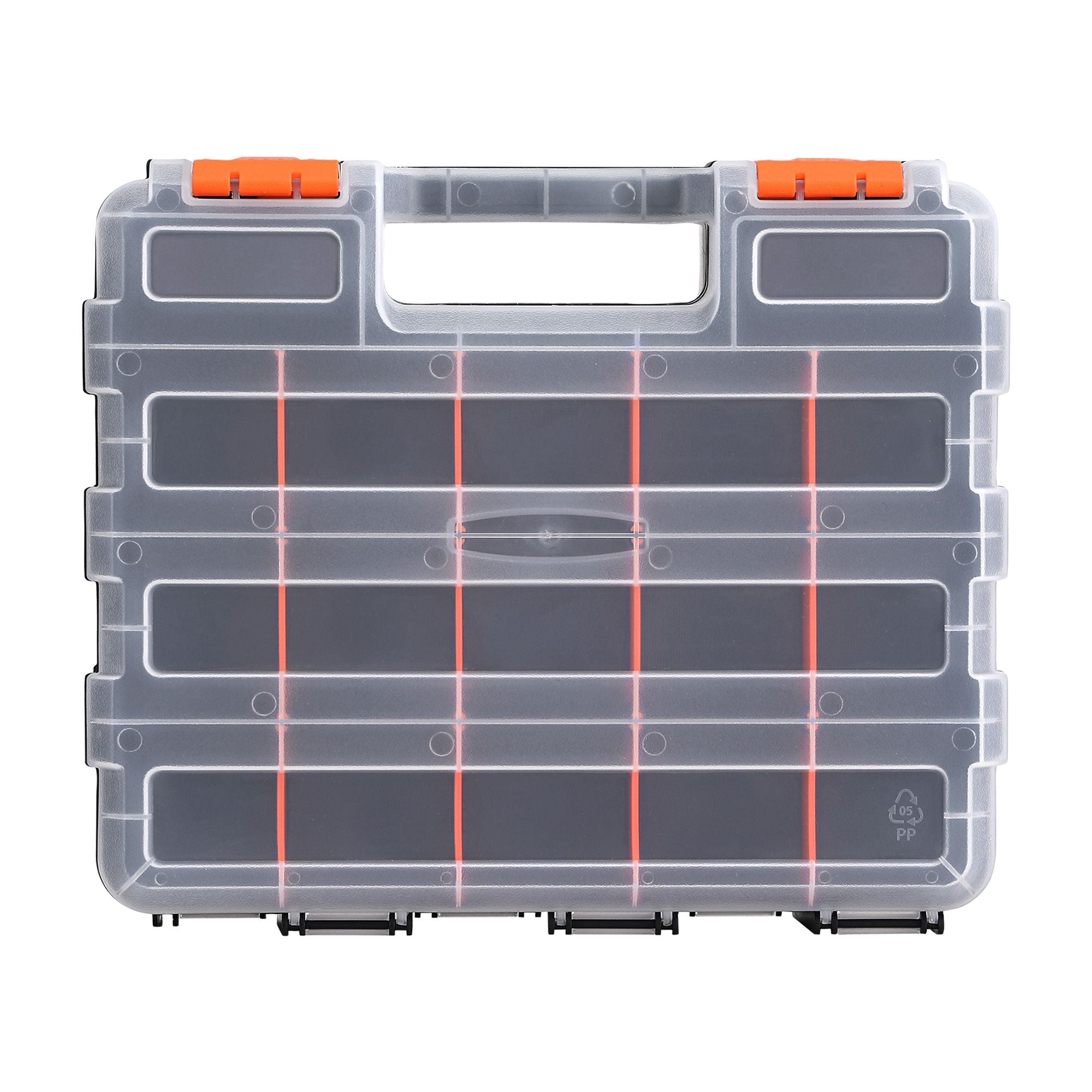 Giantz Double Sided Tool Box Organizer with 34 Compartment Small Parts Storage TO-SCREW-1T-OR