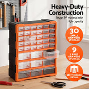 Giantz 39-Drawer Tool Storage Cabinet Anti-Drop Hardware Organizer TO-SCREW-39BIN-OR