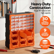 Giantz Tool Organizer 39-Drawer Hardware Cabinet Screw Storage Box Anti-Drop TO-SCREW-39DW-OR