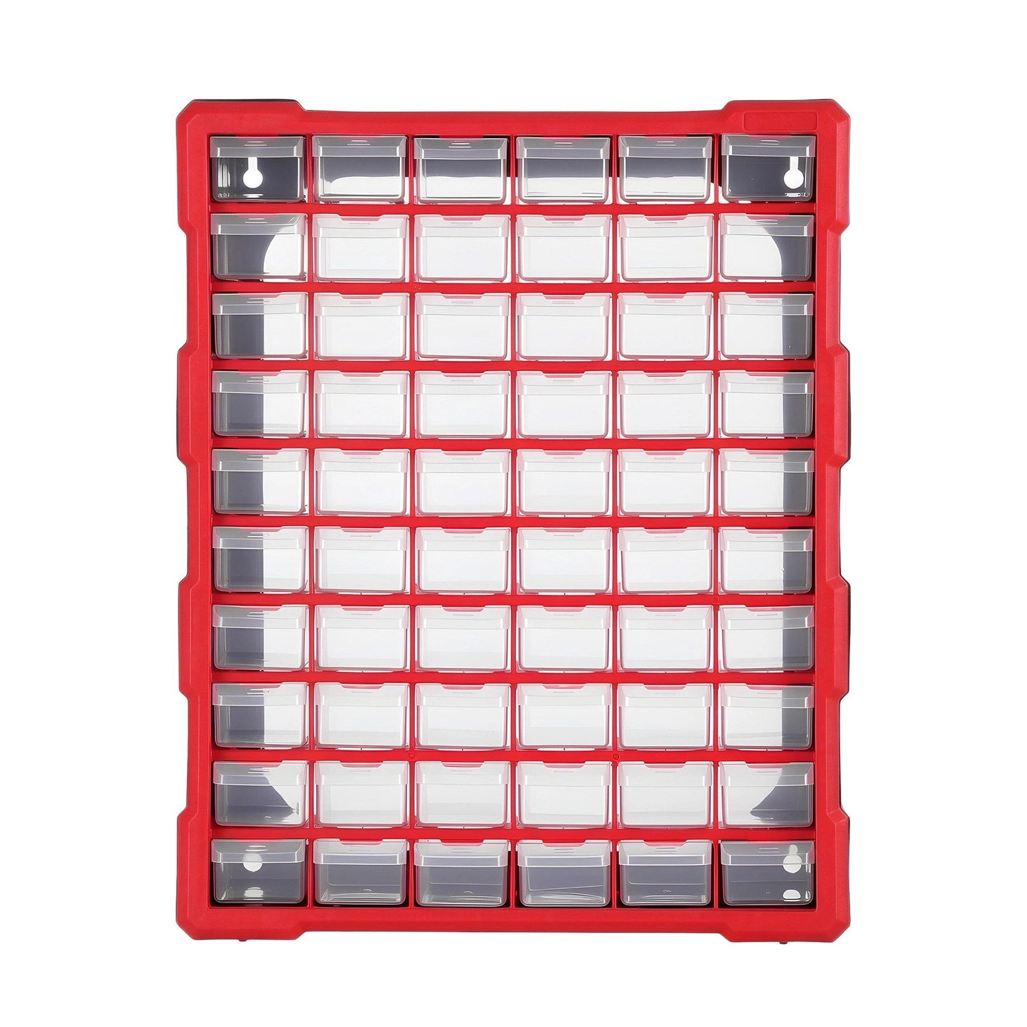 Giantz 60-Drawer Tool Storage Cabinet, Anti-Drop Hardware Organizer Storage Box TO-SCREW-60BIN-RD