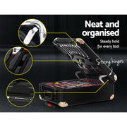 Giantz 816pcs Tool Kit Trolley Case Mechanics Box Toolbox Portable DIY Set TOOL-KIT-B-H-BK