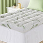 Giselle Bedding 1500GSM Pillowtop Mattress Topper Bamboo Mattress Pad for Back Pain Relief Washable 11cm TOPPER-BAM-11-S