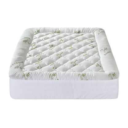Giselle Bedding 5cm Pillowtop Mattress Topper 1000GSM Thick Soft Bamboo Cooling Pad for Back Pain Relief & TOPPER-BAM-5-K