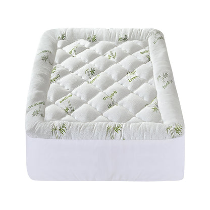 Giselle Bedding 5cm Pillowtop Mattress Topper 1000GSM Thick Soft Bamboo Cooling Pad for Back Pain Relief & TOPPER-BAM-5-KS