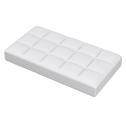 Giselle Bedding Baby Cot Pillowtop Mattress Topper 750GSM Bamboo Cooling Pad for Temperature Regulation, TOPPER-BAM-COT-WH