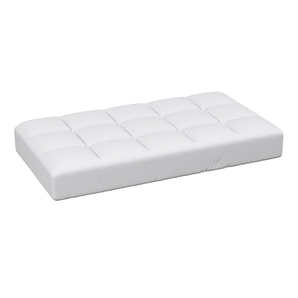 Giselle Bedding Baby Cot Pillowtop Mattress Topper 750GSM Bamboo Cooling Pad for Temperature Regulation, TOPPER-BAM-COT-WH