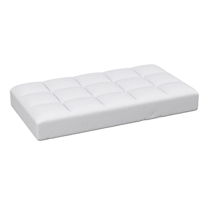 Giselle Bedding Baby Cot Pillowtop Mattress Topper 750GSM Bamboo Cooling Pad for Temperature Regulation, TOPPER-BAM-COT-WH