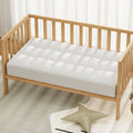 Giselle Bedding Baby Cot Pillowtop Mattress Topper 750GSM Bamboo Cooling Pad for Temperature Regulation, TOPPER-BAM-COT-WH