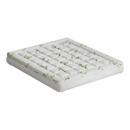 Giselle Bedding Pillowtop Mattress Topper 7.5cm Thick Bamboo Pad for Back Pain Relief Washable Skin-friendly TOPPER-BAM75-K