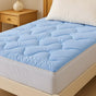 Giselle Bedding Pillowtop Mattress Topper 5cm Reversible Cooling & Soft Coral Fleece Pad for Back Pain TOPPER-DS-S