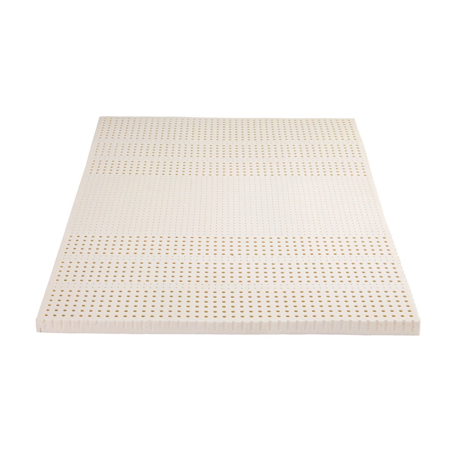 Giselle Bedding Natural Latex Mattress Topper, 7-Zone Pressure Relief Bed Pad for Back Pain, Ice Silk Cooling TOPPER-LT-D-5-CO