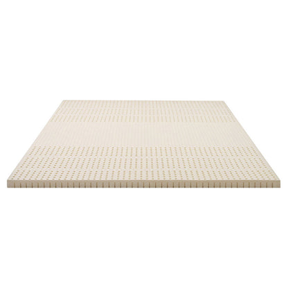 Giselle Bedding Latex Mattress Topper, 5cm Thick Cooling Bed Pad for Side Sleepers Pain Relief, 7 Zone TOPPER-LT-K-5