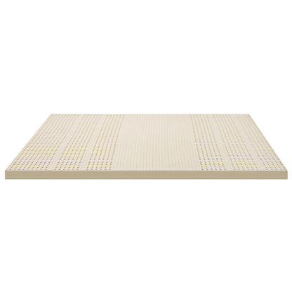 Giselle Bedding Latex Mattress Topper, 7.5cm Thick 7-Zone Pressure Relief Bed Pad with Washable Cover, TOPPER-LT-K-75