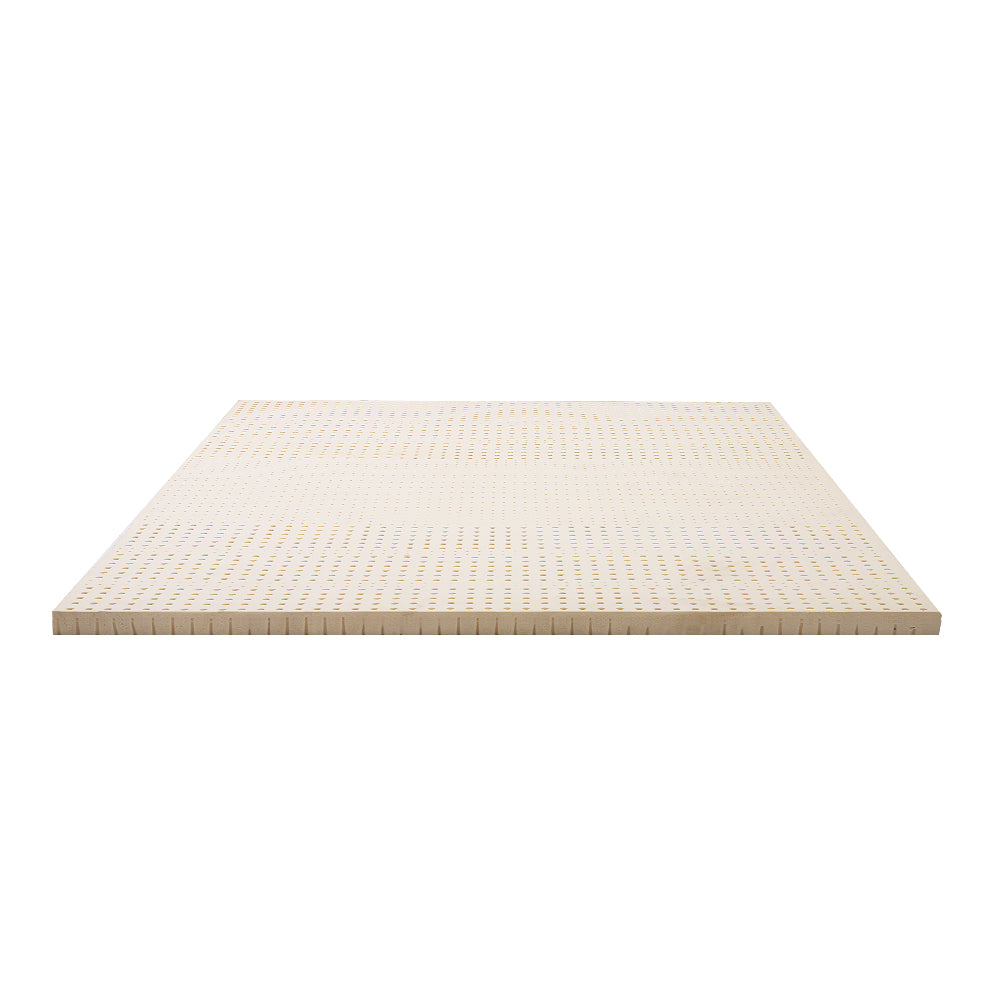 Giselle Bedding Latex Mattress Topper, 5cm Thick Cooling Bed Pad for Side Sleepers Pain Relief, 7 Zone TOPPER-LT-Q-5