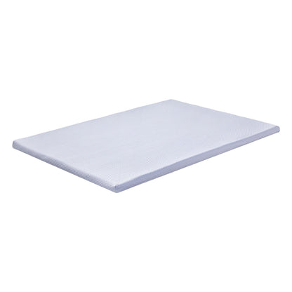 Giselle Bedding Natural Latex Mattress Topper, 7-Zone Pressure Relief Bed Pad for Back Pain, Ice Silk Cooling TOPPER-LT-Q-5-CO