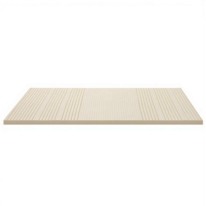 Giselle Bedding Latex Mattress Topper, 5cm Thick Cooling Bed Pad for Side Sleepers Pain Relief, 7 Zone TOPPER-LT-S-5