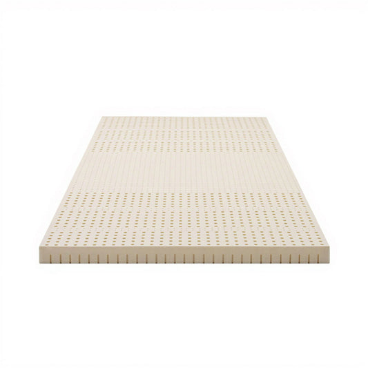 Giselle Bedding Latex Mattress Topper, 7.5cm Thick 7-Zone Pressure Relief Bed Pad with Washable Cover, TOPPER-LT-S-75