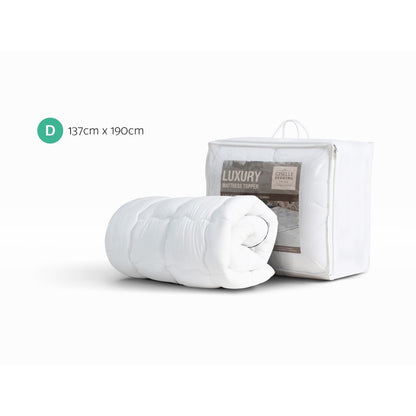 Giselle Bedding Pillowtop Mattress Topper 5cm Thick Mattress Pad for Back Pain Relief & Old Beds Machine TOPPER-MF-D