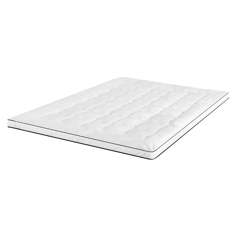 Giselle Bedding Pillowtop Mattress Topper 5cm Thick Mattress Pad for Back Pain Relief & Old Beds Machine TOPPER-MF-K
