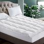 Giselle Bedding Pillowtop Mattress Topper 5cm Thick Pad for Back Pain Relief Washable Underlay Protector TOPPER-PT-S