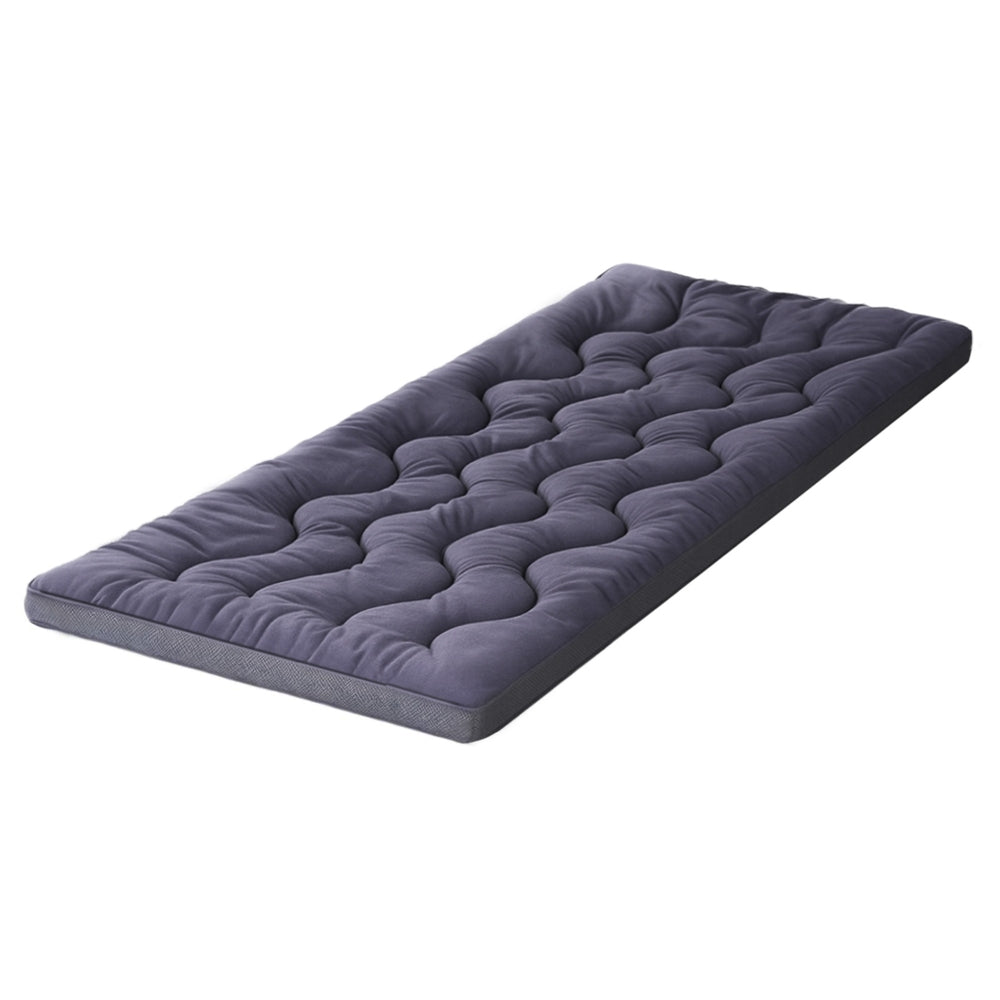 Giselle Bedding 5cm Pillowtop Topper Bamboo Polyester Blend Fibre Pad for Back Pain Relief Washable TOPPER-WA-CHAR-S