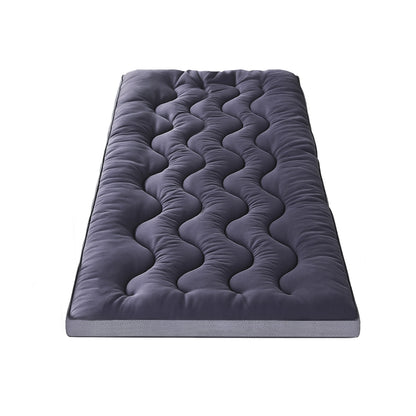 Giselle Bedding 5cm Pillowtop Topper Bamboo Polyester Blend Fibre Pad for Back Pain Relief Washable TOPPER-WA-CHAR-S
