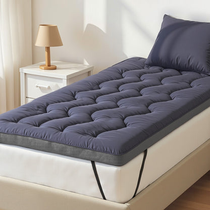 Giselle Bedding 5cm Pillowtop Topper Bamboo Polyester Blend Fibre Pad for Back Pain Relief Washable TOPPER-WA-CHAR-S