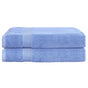 2 Pack Bath Sheets Set Cotton Extra Large Towel Blue TOWEL-D-180-L-BL
