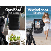 Weifeng Professional Camera Tripod Stand Mount DSLR Travel Adjustable 62-160cm Black TP-WT3750BK