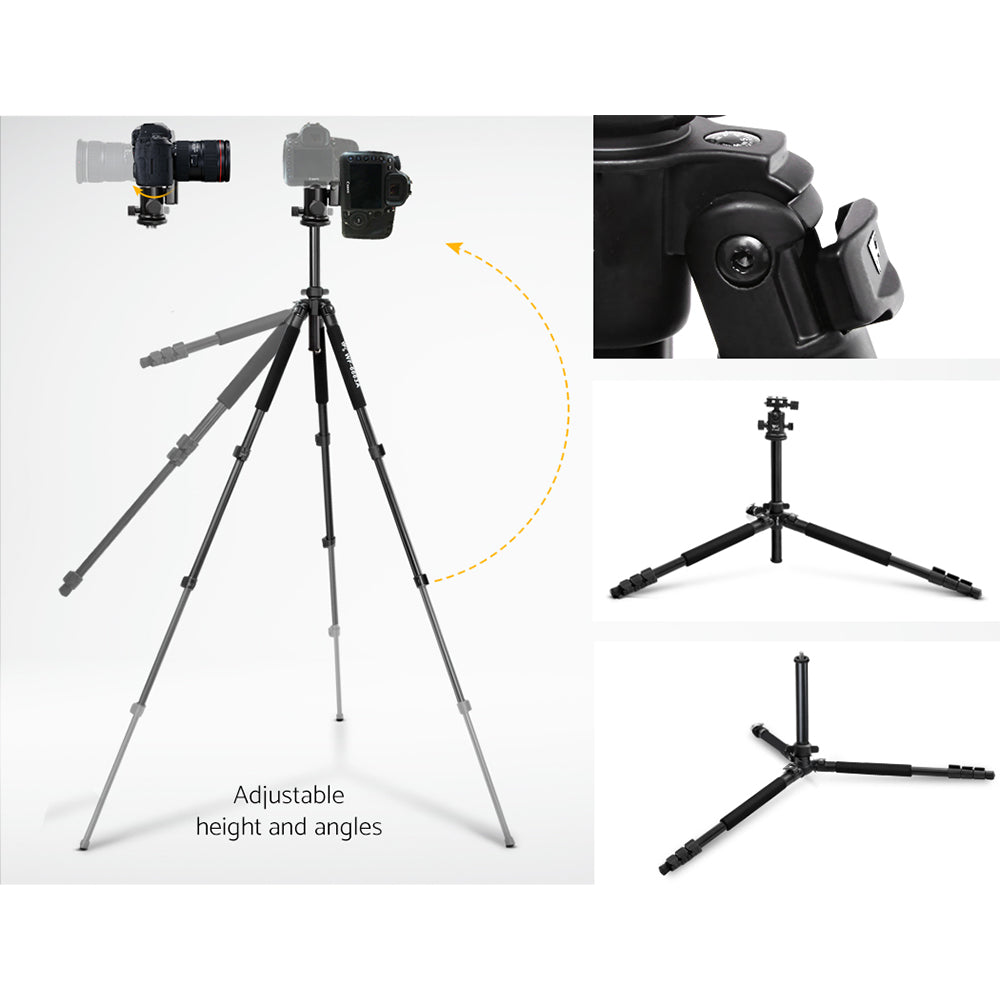 Weifeng Professional Camera Tripod Stand Mount DSLR Travel Adjustable 64-173cm TP-WT6663A