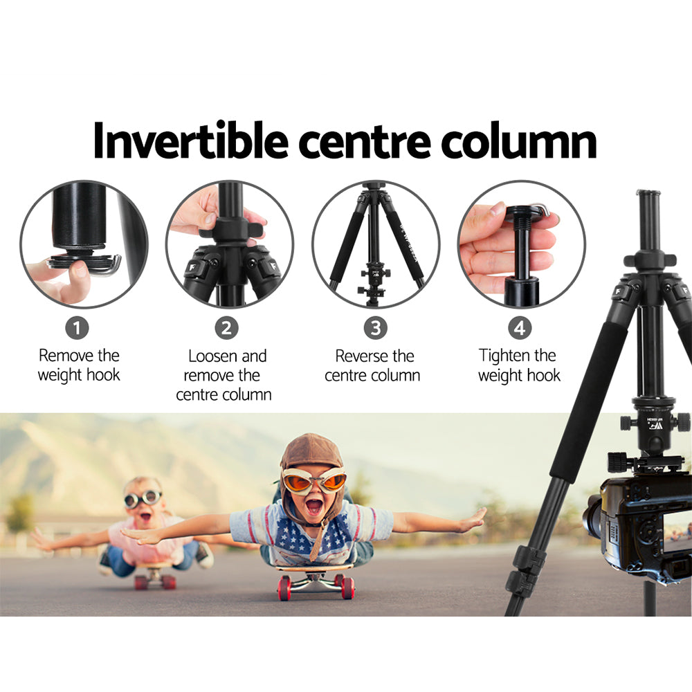 Weifeng Professional Camera Tripod Stand Mount DSLR Travel Adjustable 64-173cm TP-WT6663A