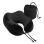 Wanderlite Travel Pillow for Airplanes Memory Foam Neck Pillows for Traveling, Soft & Washable Cover with TR-PI-U-01-BK