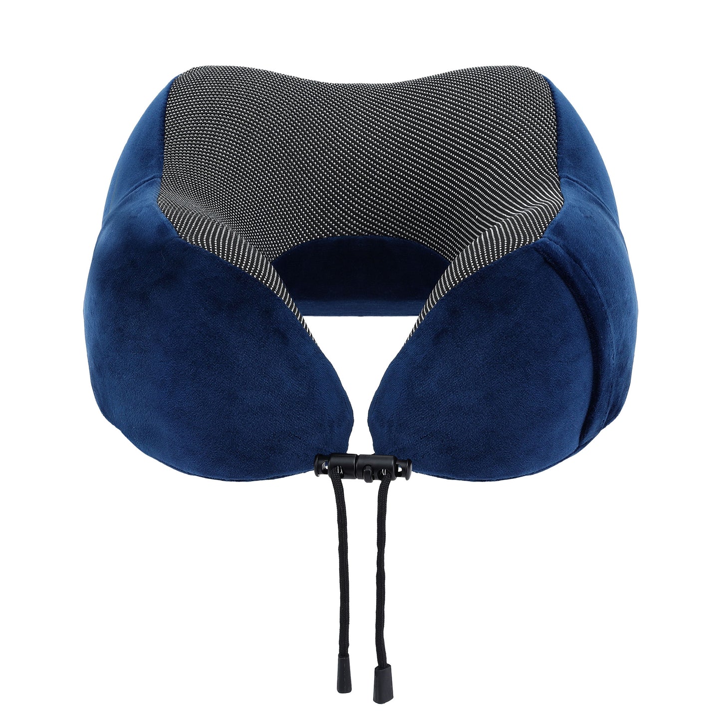 Wanderlite Travel Pillow for Airplanes Memory Foam Neck Pillows for Traveling, Soft & Washable Cover with TR-PI-U-01-BL
