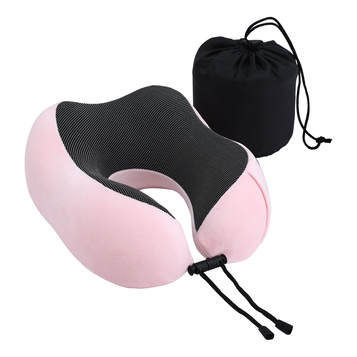 Wanderlite Travel Pillow for Airplanes Memory Foam Neck Pillows for Traveling, Soft & Washable Cover with TR-PI-U-01-PK