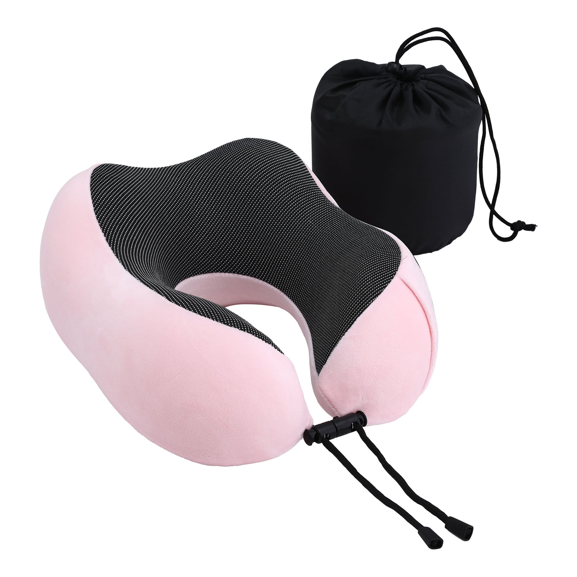 Wanderlite Travel Pillow for Airplanes Memory Foam Neck Pillows for Traveling, Soft & Washable Cover with TR-PI-U-01-PK