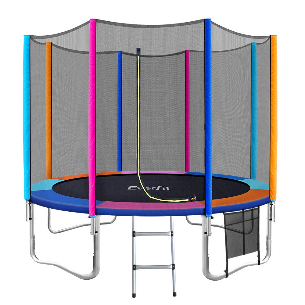 10FT Trampoline Everfit Kids Trampoline Rebounder TRAMPO-B-10FT-MC-AB