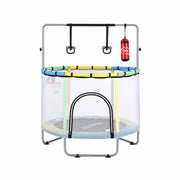 Everfit 55inch Trampoline Kids Rebounder with Basketball Set Sandbag Boxing Game TRAMPO-D-KID55-YGB